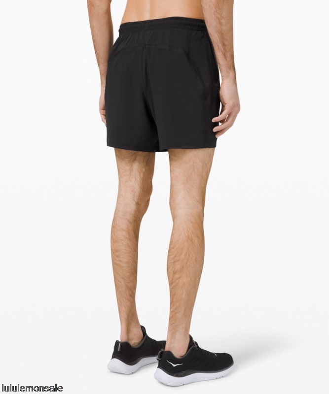 Lululemon Deutschland DELULU862 | Lululemon Deutschland Black Pace Breaker Linerless Short 5